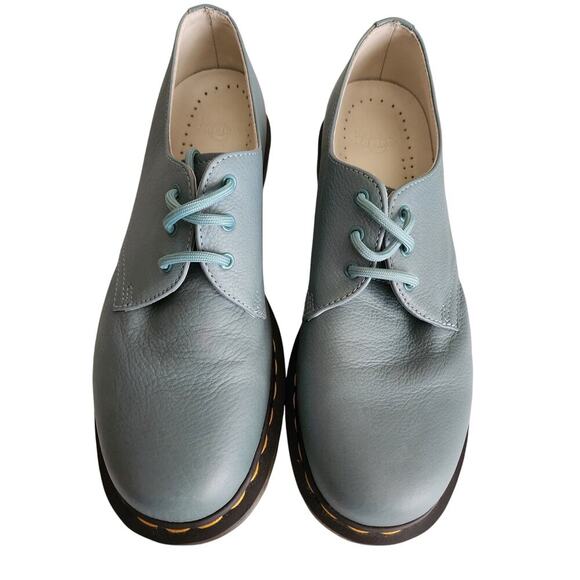 Dr. Martens Shoes - Dr Martens Virgina Leather Oxford in Pale Teal women's sz 10 Classic Academia